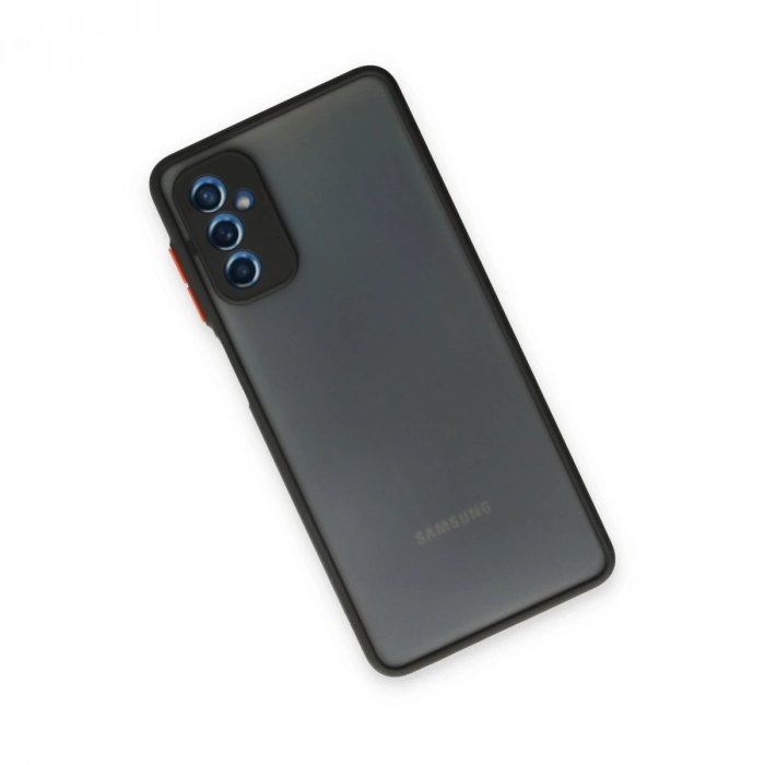 Samsung Galaxy M52 5g Kılıf Montreal Silikon Kapak - Siyah