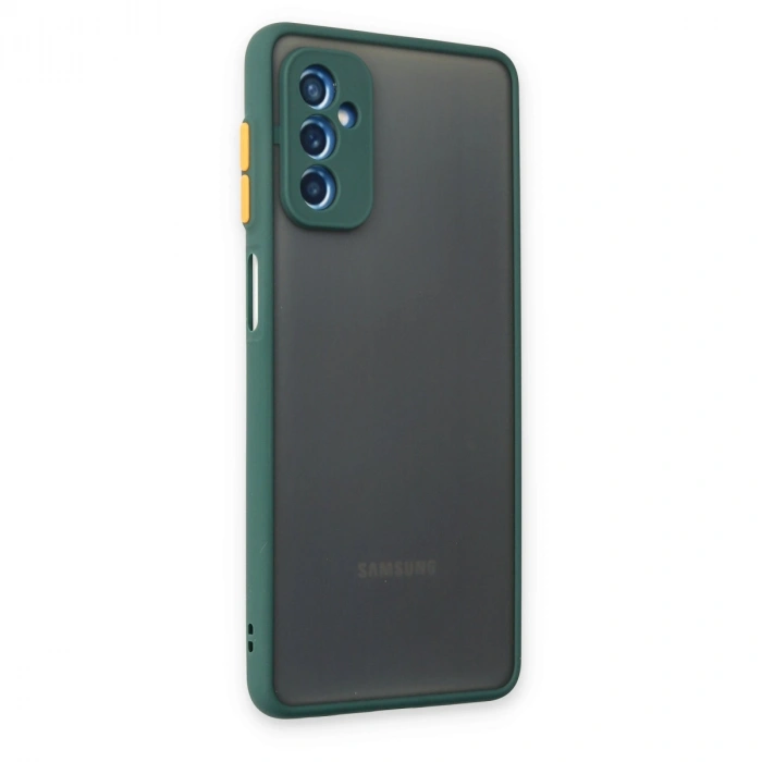 Samsung Galaxy M52 5g Kılıf Montreal Silikon Kapak - Yeşil