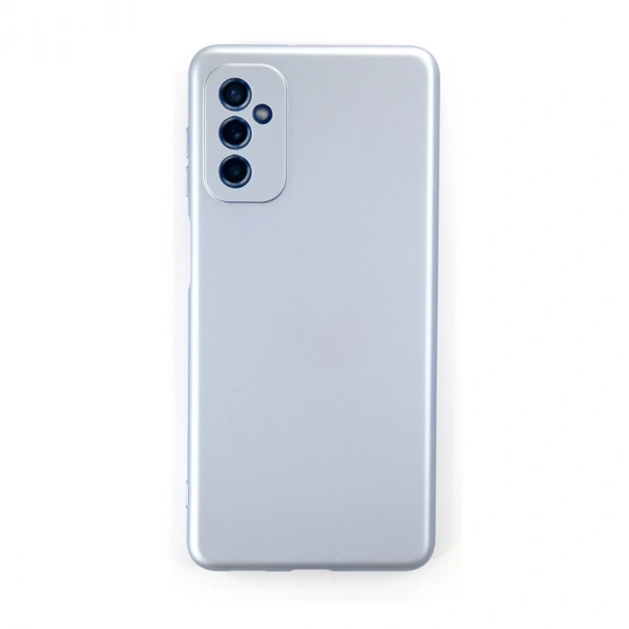 Samsung Galaxy M52 5g Kılıf Nano İçi Kadife Silikon - Sky Blue