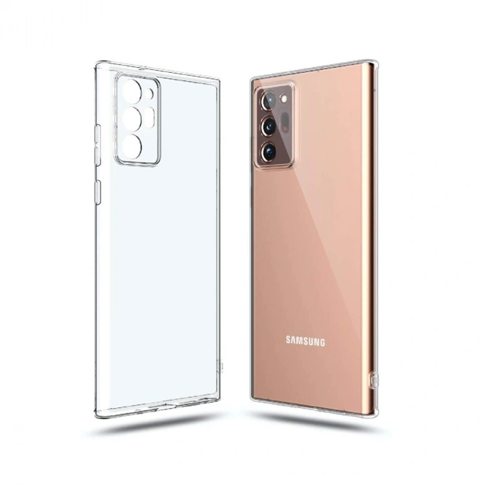 Samsung Galaxy Note 20 Ultra Kılıf Lüx Şeffaf Silikon