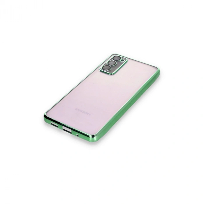Samsung Galaxy S20 Fe Kılıf Razer Lensli Silikon - Yeşil