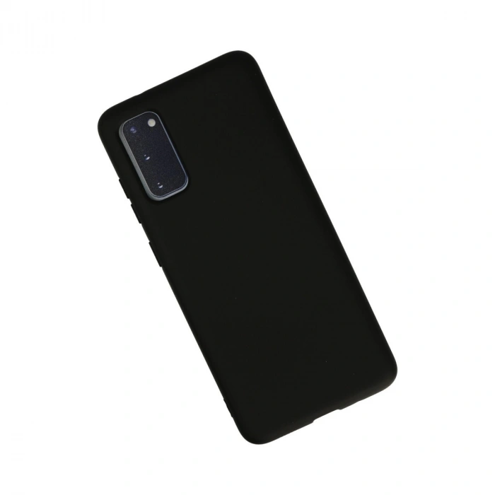 Samsung Galaxy S20 Kılıf Nano İçi Kadife Silikon - Siyah