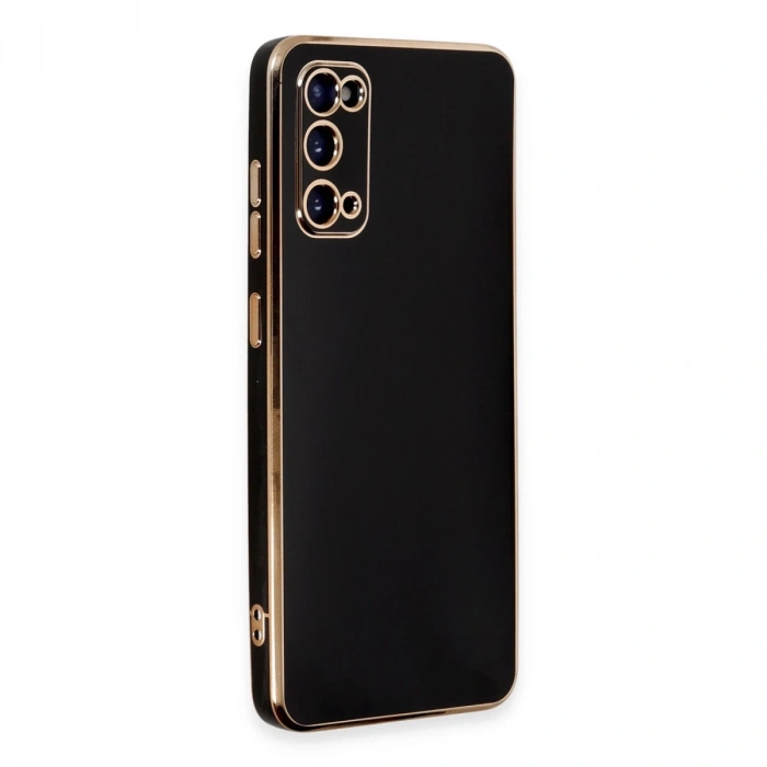 Samsung Galaxy S20 Kılıf Volet Silikon - Siyah