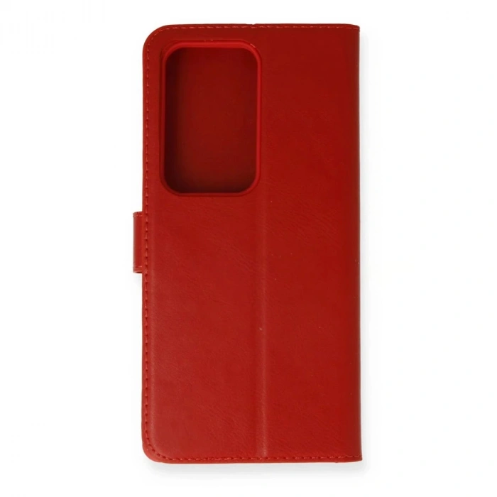 Samsung Galaxy S20 Ultra Trend S Plus Kapaklı Kılıf - Kırmızı