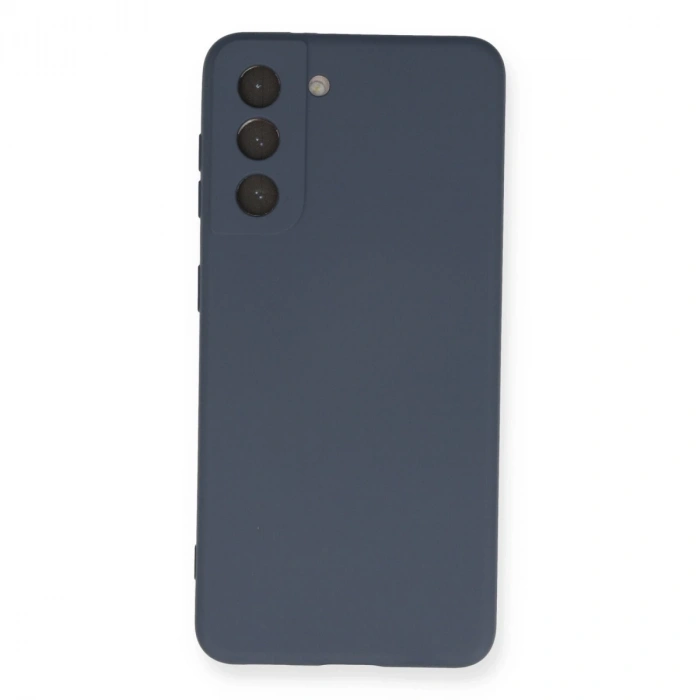 Samsung Galaxy S21 Kılıf Nano İçi Kadife Silikon - Gri