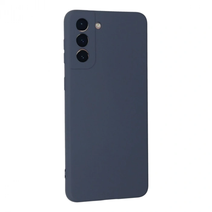 Samsung Galaxy S21 Plus Kılıf Nano İçi Kadife Silikon - Gri