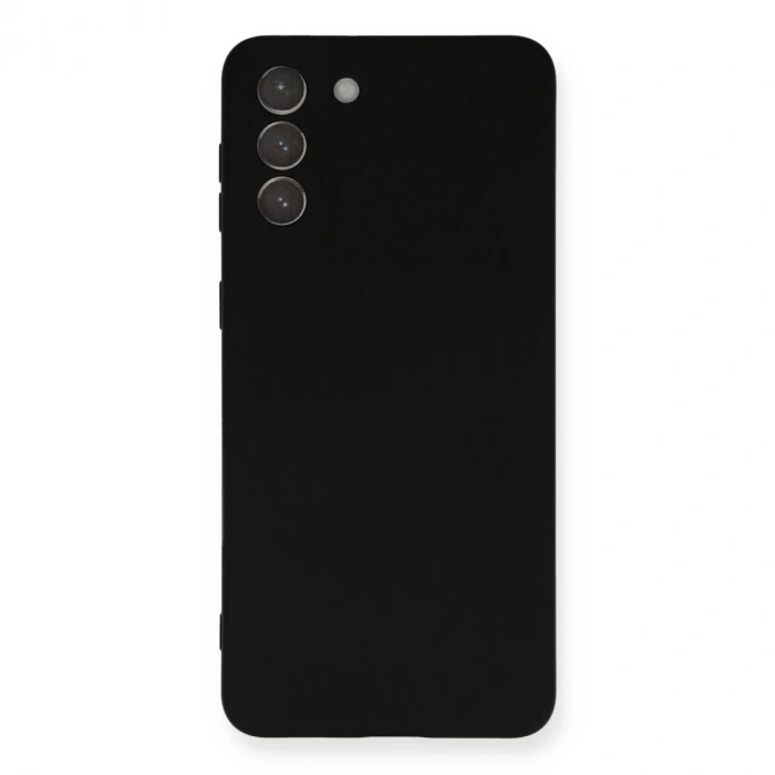 Samsung Galaxy S21 Plus Kılıf Nano İçi Kadife Silikon - Siyah