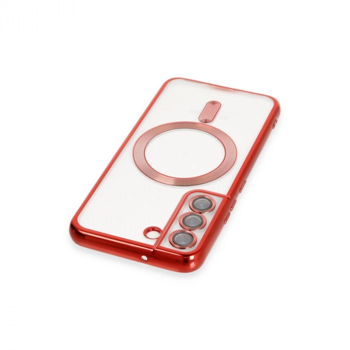 Samsung Galaxy S22 Kılıf Kross Magneticsafe Kapak - Kırmızı