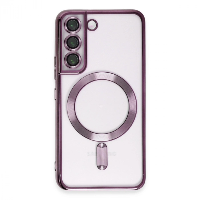 Samsung Galaxy S22 Kılıf Kross Magneticsafe Kapak - Mor