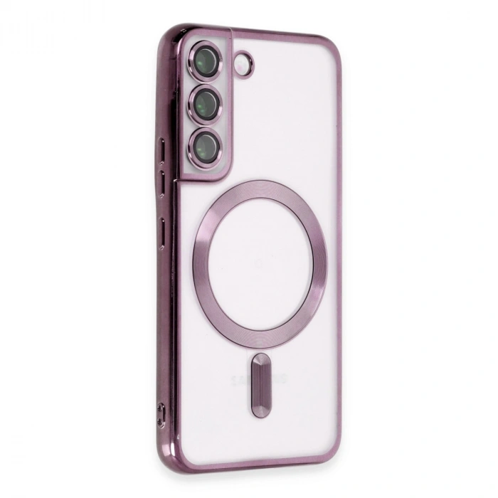 Samsung Galaxy S22 Kılıf Kross Magneticsafe Kapak - Mor
