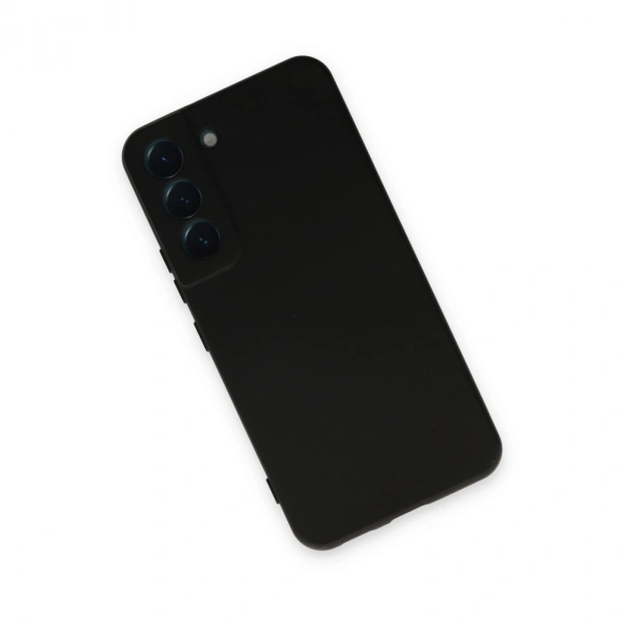 Samsung Galaxy S22 Kılıf Nano İçi Kadife Silikon - Siyah