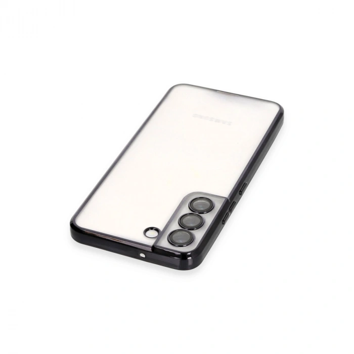 Samsung Galaxy S22 Kılıf Razer Lensli Silikon - Siyah