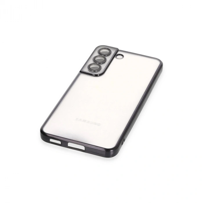 Samsung Galaxy S22 Kılıf Razer Lensli Silikon - Siyah