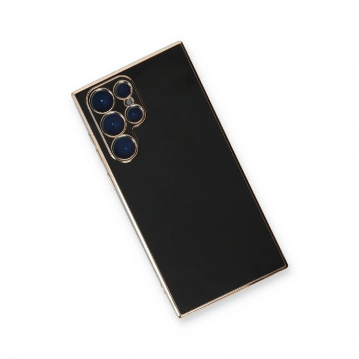 Samsung Galaxy S22 Ultra Kılıf Volet Silikon - Siyah