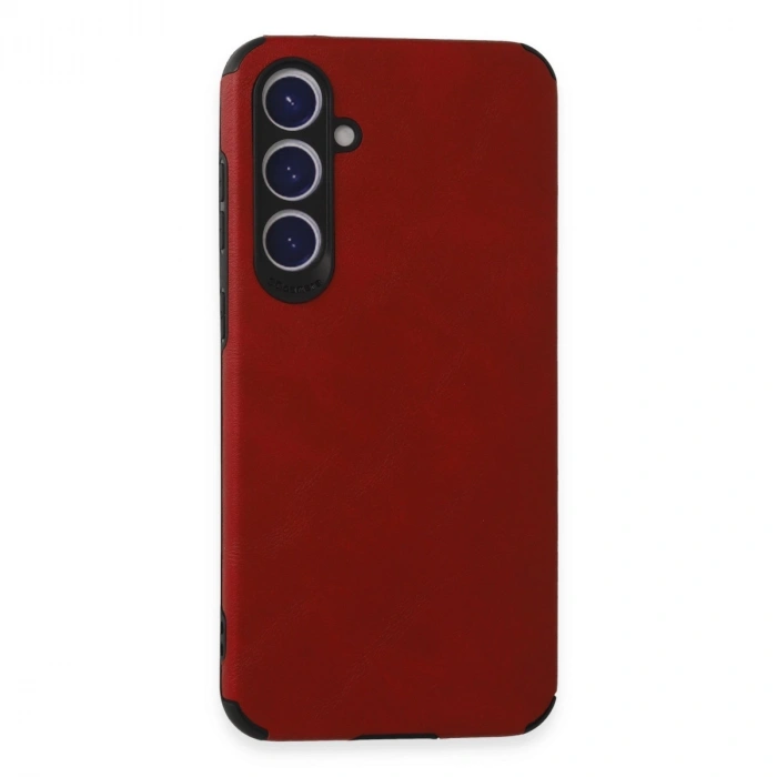 Samsung Galaxy S23 Fe Kılıf Loop Deri Silikon - Kırmızı