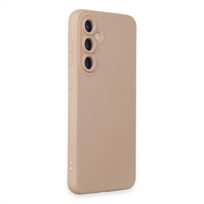 Samsung Galaxy S23 Fe Kılıf Nano İçi Kadife Silikon - Pudra