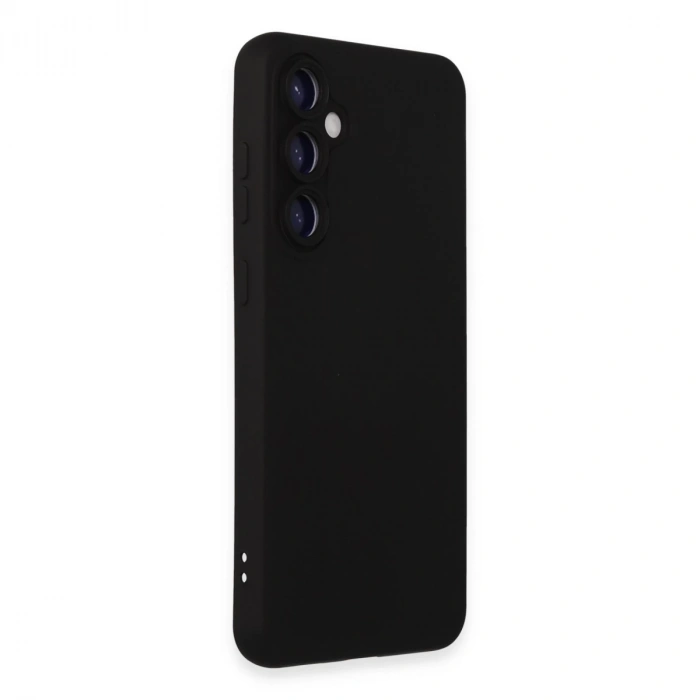 Samsung Galaxy S23 Fe Kılıf Nano İçi Kadife Silikon - Siyah