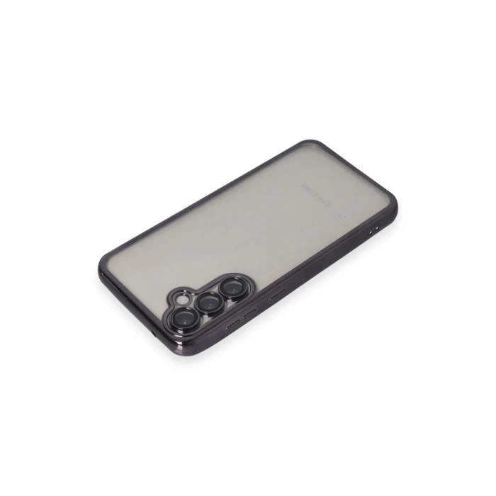 Samsung Galaxy S23 Fe Kılıf Razer Lensli Silikon - Mor