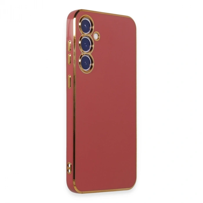 Samsung Galaxy S23 Fe Kılıf Volet Silikon - Kırmızı