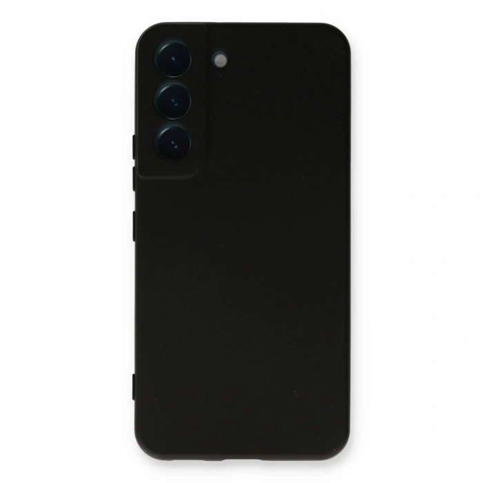 Samsung Galaxy S23 Kılıf Nano İçi Kadife Silikon - Siyah