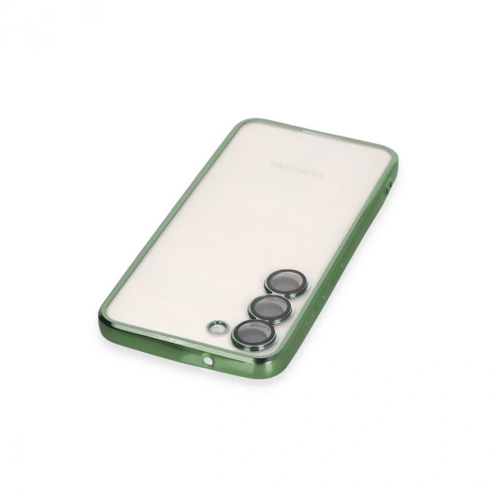 Samsung Galaxy S23 Kılıf Razer Lensli Silikon - Yeşil