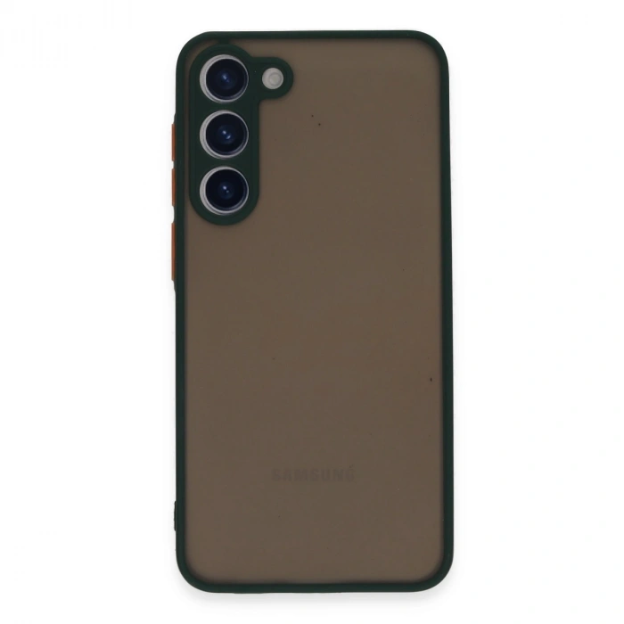 Samsung Galaxy S23 Plus Kılıf Montreal Silikon Kapak - Yeşil