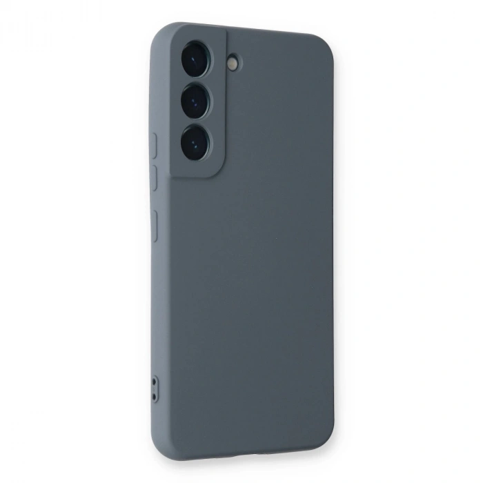 Samsung Galaxy S23 Plus Kılıf Nano İçi Kadife Silikon - Gri