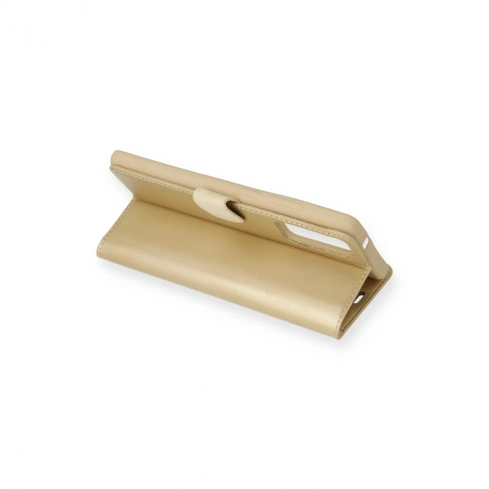 Samsung Galaxy S23 Plus Trend S Plus Kapaklı Kılıf - Gold