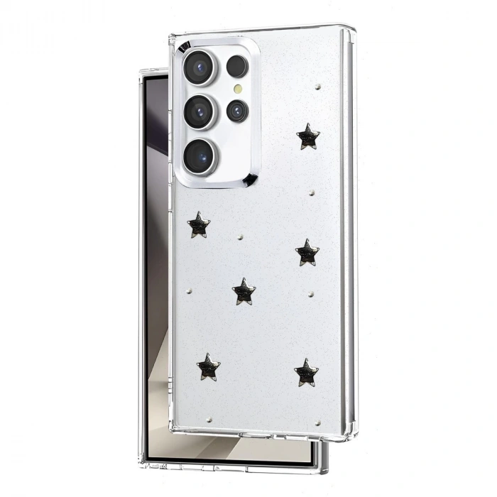 Samsung Galaxy S23 Ultra Fiyonk Desenli Kapak - Desen 4