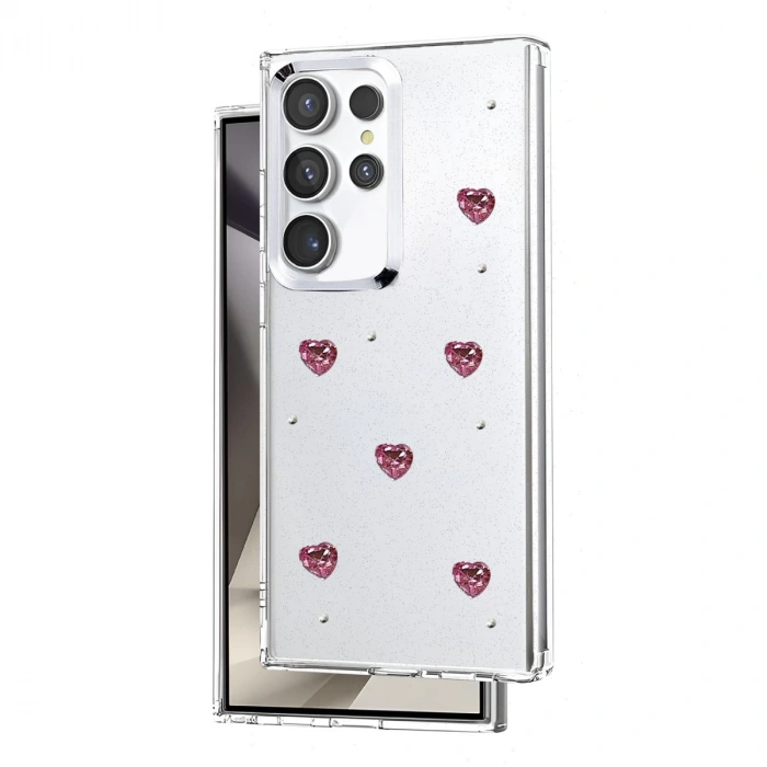 Samsung Galaxy S23 Ultra Fiyonk Desenli Kapak - Desen 7