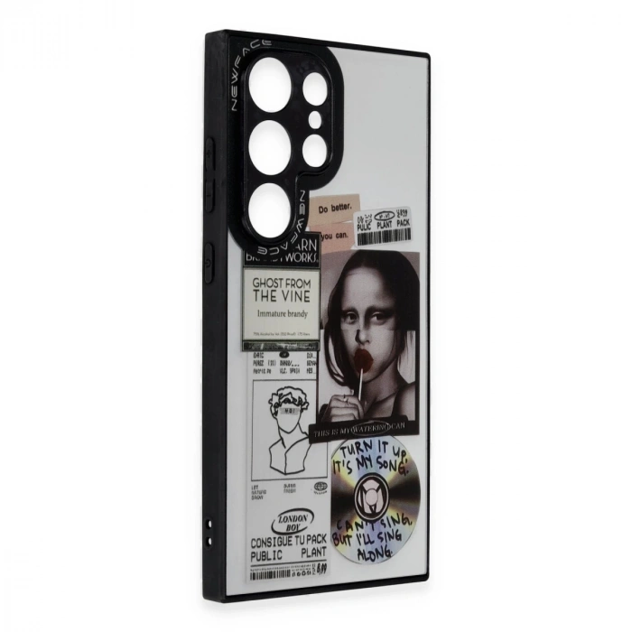 Samsung Galaxy S23 Ultra Kılıf Mirror Desenli Kapak - Mirror - 2