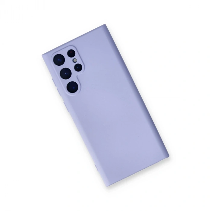 Samsung Galaxy S23 Ultra Kılıf Nano İçi Kadife Silikon - Lila
