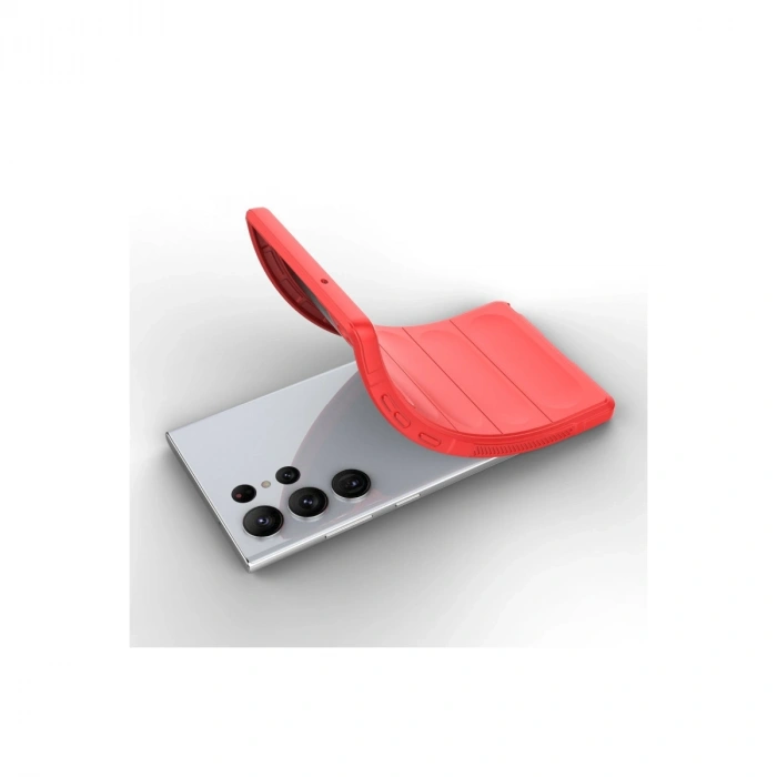 Samsung Galaxy S23 Ultra Kılıf Optimum Silikon - Kırmızı