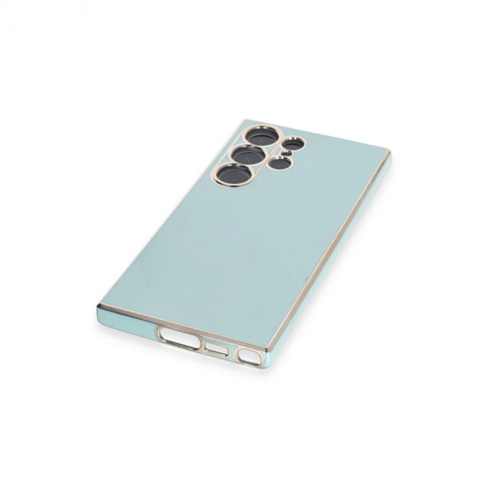 Samsung Galaxy S23 Ultra Kılıf Volet Silikon - Açık Yeşil