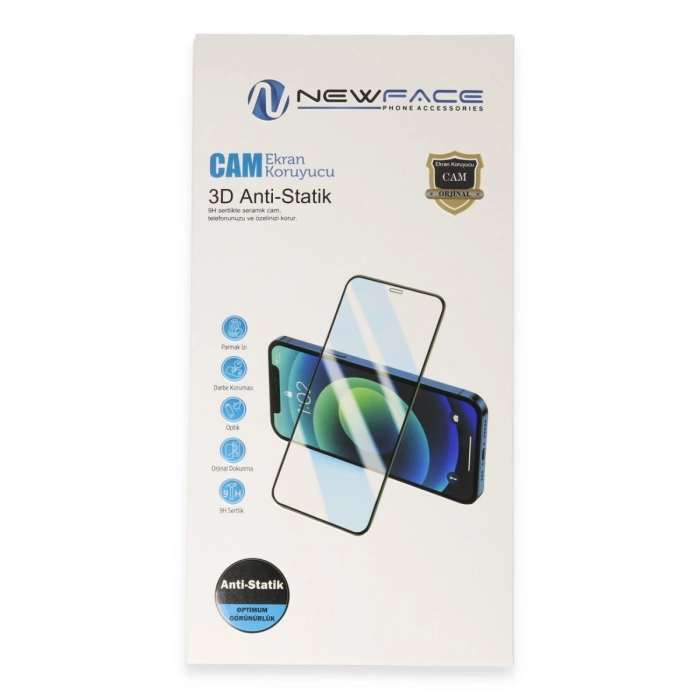 Samsung Galaxy S24 3d Antistatik Cam Ekran Koruyucu