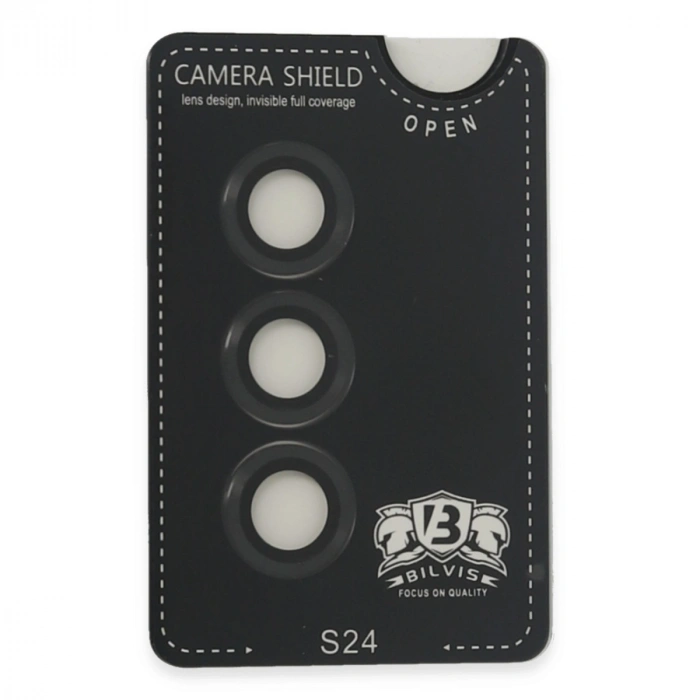 Samsung Galaxy S24 Bilvis Titan Kamera Lens - Siyah