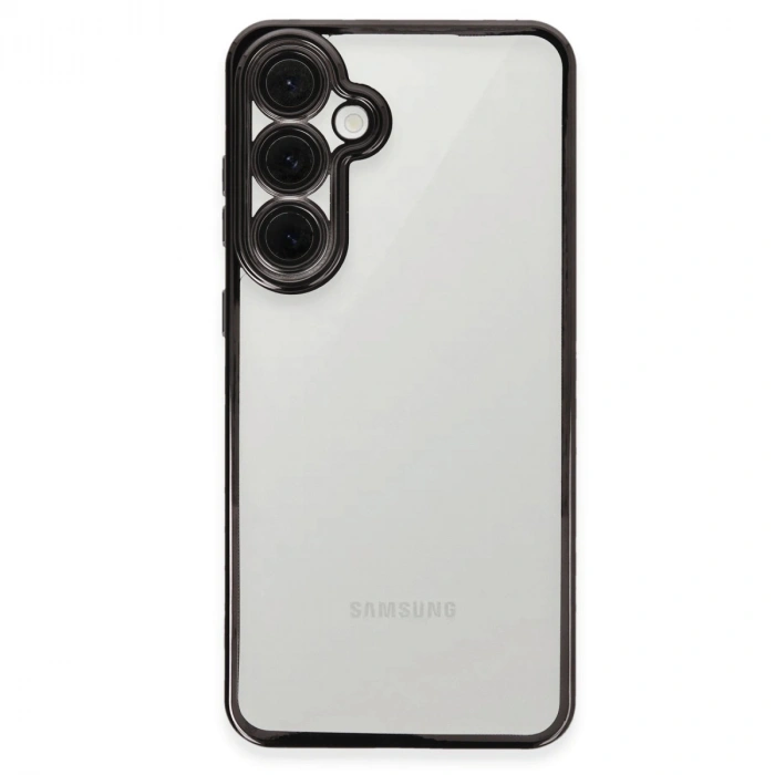 Samsung Galaxy S24 Fe Kılıf Razer Lensli Silikon - Siyah