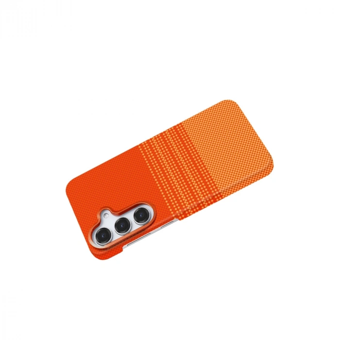 Samsung Galaxy S24 Fe Vega Magsafe Kapak - Turuncu