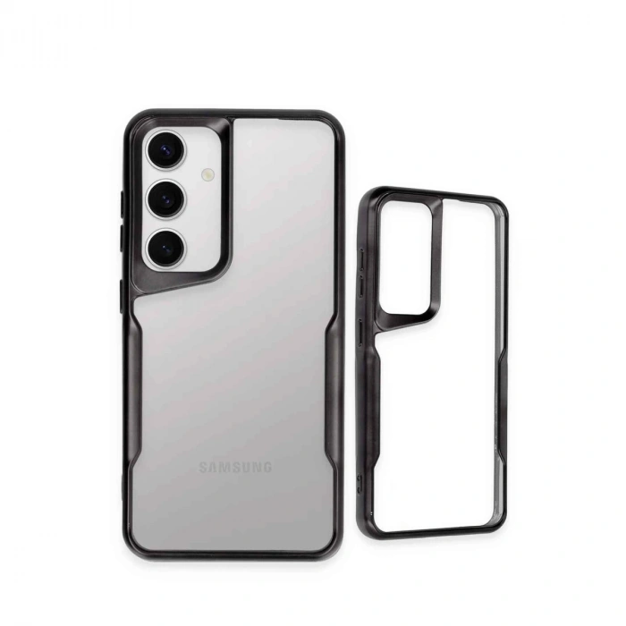 Samsung Galaxy S24 Kılıf Boyi Silikon Kapak - Titan Gri