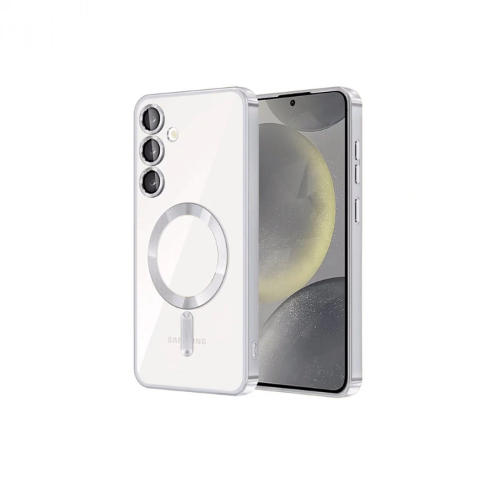 Samsung Galaxy S24 Kılıf Kross Magneticsafe Kapak - Titan Gri