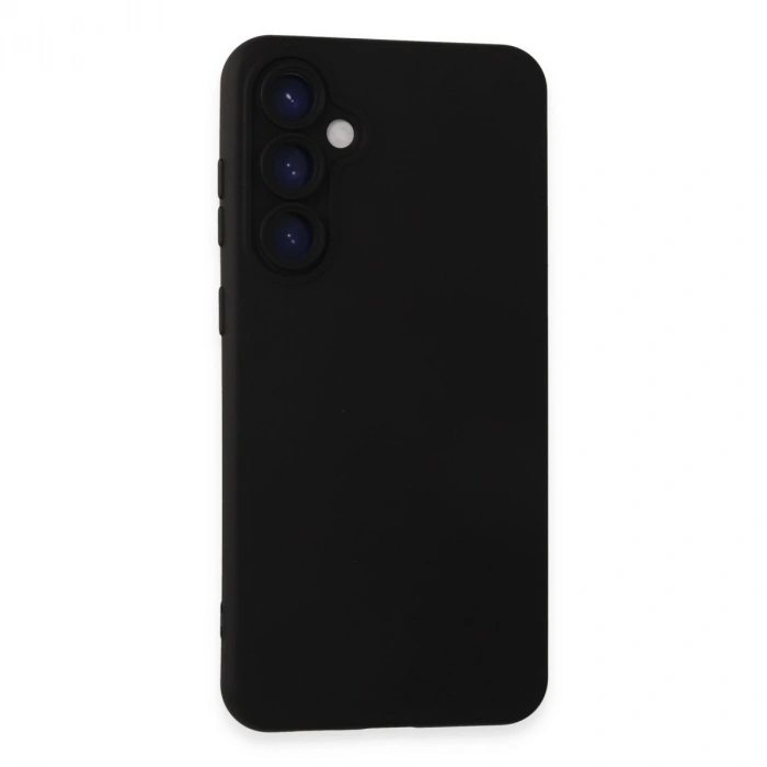 Samsung Galaxy S24 Kılıf Nano İçi Kadife Silikon - Siyah