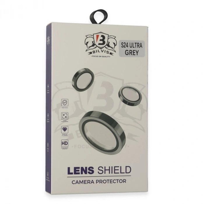 Samsung Galaxy S24 Ultra Bilvis Titan Kamera Lens - Titan Gri