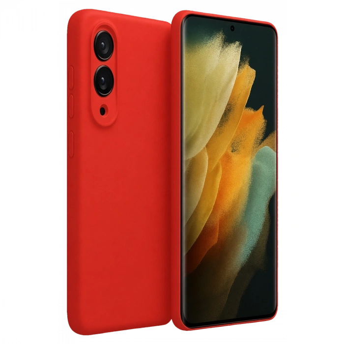 Samsung Galaxy S25 Edge First Silikon - Kırmızı