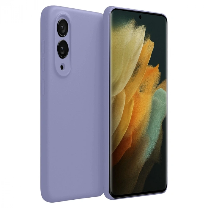 Samsung Galaxy S25 Edge First Silikon - Lila