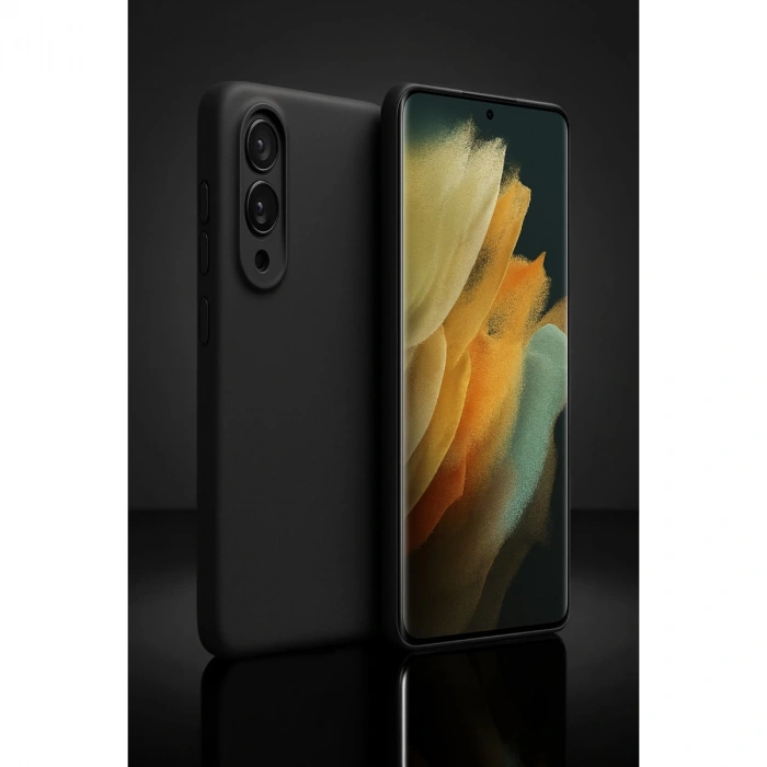 Samsung Galaxy S25 Edge First Silikon - Siyah