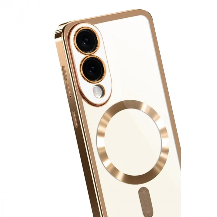 Samsung Galaxy S25 Edge Kross Magneticsafe Kapak - Çöl Titanyum