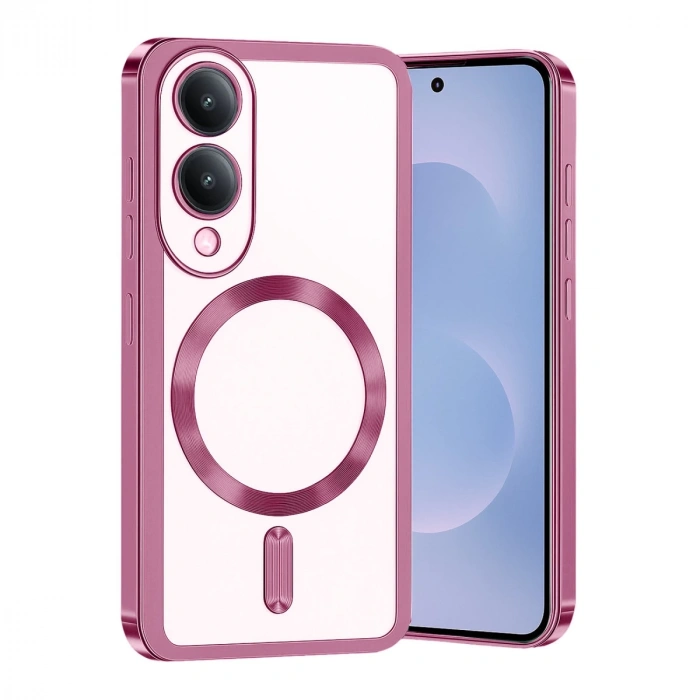 Samsung Galaxy S25 Edge Kross Magneticsafe Kapak - Rose