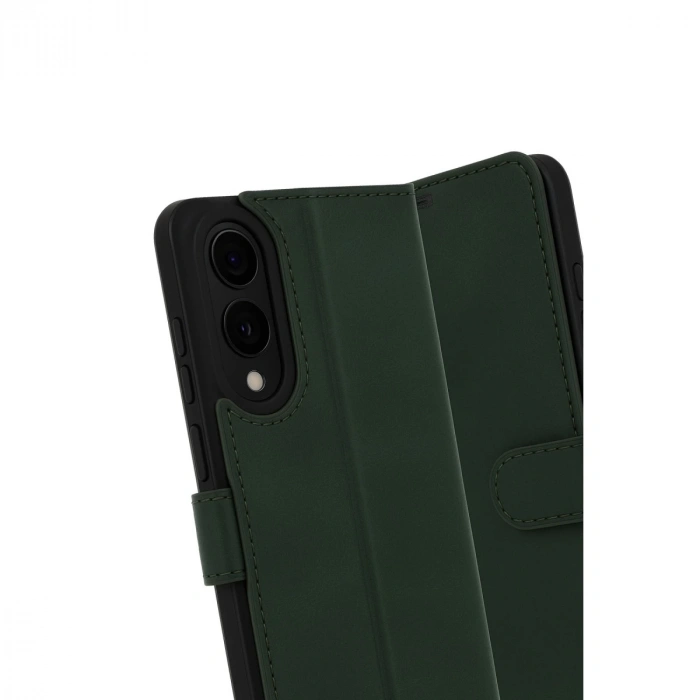 Samsung Galaxy S25 Edge Trend S Plus Kapaklı Kılıf - Koyu Yeşil