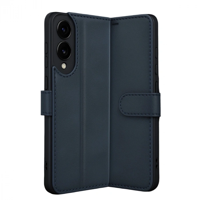Samsung Galaxy S25 Edge Trend S Plus Kapaklı Kılıf - Lacivert
