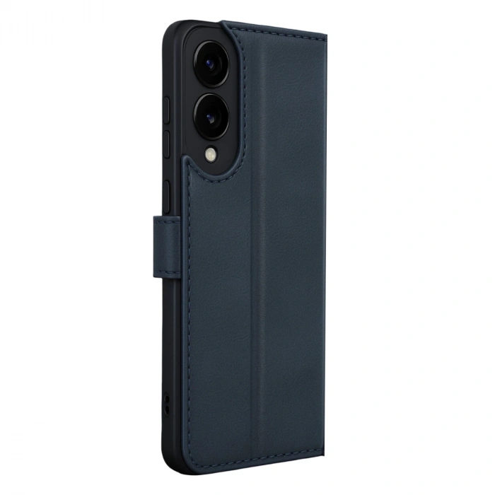 Samsung Galaxy S25 Edge Trend S Plus Kapaklı Kılıf - Lacivert